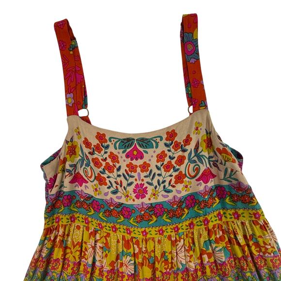 NATURAL LIFE Women Patricia Maxi Dress Flowy Tiered Boho Hippie Festival SZ XS - Picture 4 of 16